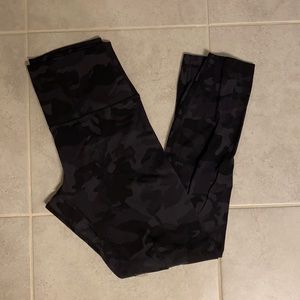 Lululemon Align Pant 25” in Black Camouflage